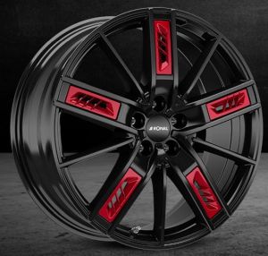 RONAL R67 Red Right                                                          JETBLACK                       8.5x20 / 5x114,3