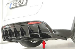 Rieger rear diffuser SG with CT fits for Tesla Model Y (003)