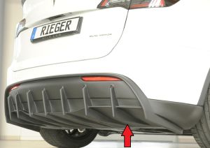 Rieger rear diffuser UL without CT fits for Tesla Model Y (003)