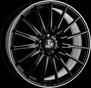 ULTRA UA4 black / rim polished Wheel 8,5Jx19 - 19 inch 5x112 bolt circle