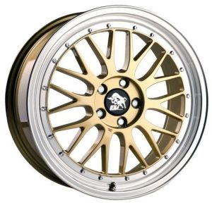 ULTRA UA3 GOLD / LIP POLISHED Wheel 8,5Jx19 - 19 inch 5x120 bolt circle