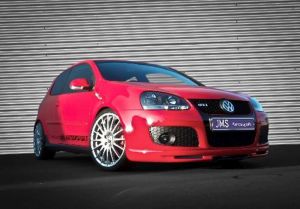JMS front lip spoiler Racelook with integrated central diffusor fits for VW Golf 5 GTI