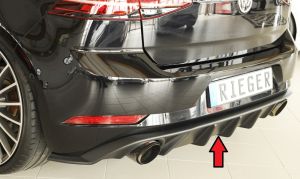 Rieger rear insert GTI FL BG fits for VW Golf 7