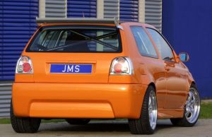 JMS rear bumper Golf III Racelook without exhaust cutout fits for VW Golf 3/Vento