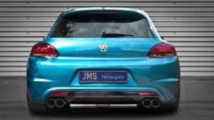 JMS rear bumper Racelook for 4 pipe rear muffler fits for VW Scirocco 3