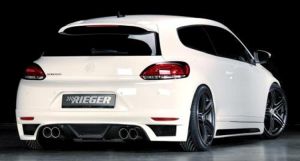 Rieger rear apron for double end pipe left/right  fits for VW Scirocco 3