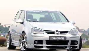 Rieger front lip spoiler  fits for VW Golf 5
