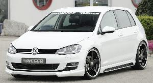 Rieger Frontlippe  passend fr VW Golf 7