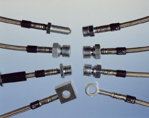 Stahlflex Bremsleitungen Fischer passend für AUDI A8 (4D2, 4D8)