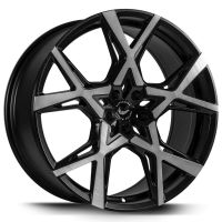 BARRACUDA PROJECT X Black brushed Surface Wheel 10x22 - 22 inch 5x120 bolt circle