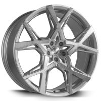 BARRACUDA PROJECT X Silver-brushed-Surface  Wheel 10x22 - 22 inch 5x112 bolt circle
