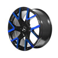 BARRACUDA TZUNAMEE EVO Black gloss Flashblue Wheel 8x18 - 18 inch 5x108 bolt circle