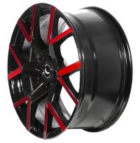 BARRACUDA TZUNAMEE EVO Black gloss Flashred Wheel 8x18 - 18 inch 5x108 bolt circle