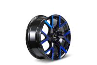 BARRACUDA TZUNAMEE EVO Black gloss Flashblue Wheel 8x18 - 18 inch 5x112 bolt circle