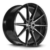 BARRACUDA PROJECT 2.0 Higloss-Black brushed Surface Wheel 10,5x22 - 22 inch 5x112 bolt circle