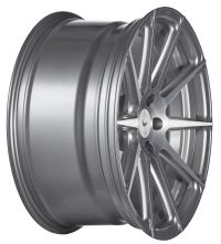 BARRACUDA PROJECT 2.0 silver brushed Wheel 10,5x22 - 22 inch 5x112 bolt circle