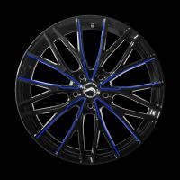 BARRACUDA PROJECT 3.0 Black gloss Flashblue Wheel 8,5x20 - 20 inch 5x112 bolt circle