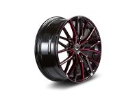 BARRACUDA PROJECT 3.0 Black gloss Flashred Wheel 8,5x18 - 18 inch 5x114,3 bolt circle
