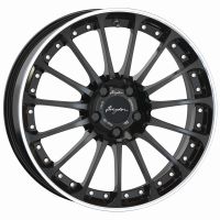 Breyton Magic CW Glossy Black with Polished Lip Wheel 7,5 X 18 - 18 inch 5x112 bold circle