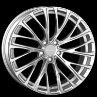 Breyton Topas Hyper silver undercut Wheel 9,0 X 22 - 22 inch 5x112 bold circle