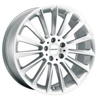 Carmani 17 Fritz white silver Wheel 9x18 - 18 inch 5x112 bold circle