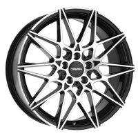 Carmani 18 Knut black polish Wheel 8x18 - 18 inch 5x120 bold circle