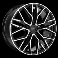 Carmani 20 Ludwig black polish Wheel 8x18 - 18 inch 5x108 bold circle