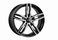 Carmani 14 PAUL black polish Wheel 6.5x16 - 16 inch 5x100 bold circle