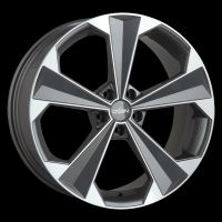 Oxigin 22 OXRS titan polish Wheel 8,5x19 - 19 inch 5x112 bold circle