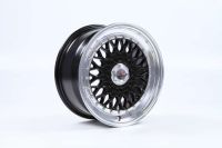 R-Style RS01 black horn polished Wheel 7.5x17 - 17 inch 5x112 bold circle