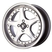 Schmidt Racelite silver polished Wheel 7,5x17 - 17 inch 5x112 bold circle