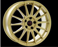 TEC AS2 gold Wheel 7x17 - 17 inch 4x100 bolt circle