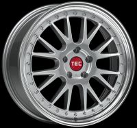 TEC GT EVO Hyper-Silber-Hornpoliert Felge 8x18 - 18 Zoll 4x108 Lochkreis