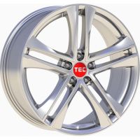 TEC AS4 EVO hyper-silver Wheel 8x19 - 19 inch 5x108 bolt circle