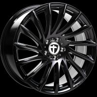 Tomason TN16 Black painted Wheel 7.5x17 - 17 inch 4x100 bold circle