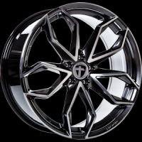 Tomason TN22 Dark Hyper black polished Wheel 10x22 - 22 inch 5x112 bold circle