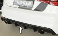 Rieger Heckdiffusoreinsatz Einfachendrohr links/rechts passend fr Audi A3 8V