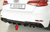 Rieger rear diffuser FL duplex S-Line SG fits for Audi A3 8V