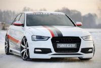 Rieger front spoiler lip fits for Audi A4 B8 ab 07