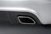 Caractere Heckstostange mit Ausschnitt fr zwei Endrohre und PDC  Audi passend fr TT 8J