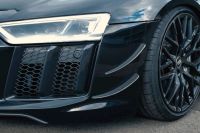 Frontfinnen Echtcarbon matt lackiert passend fr Audi R8 4S