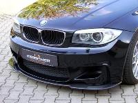 front splitter real carbon Kerscher tuning for original front bumper E82 M-Coupe fits for BMW E81 / E82 / E87 / E88