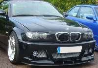 Frontspoiler Splitter Carbon for  2 Kerscher Tuning fits for BMW E46