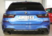 Rieger rear skirt insert (without hitch) fits for BMW G20/21