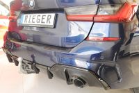 Rieger rear skirt insert SG (with hitch) fits for BMW G20/21