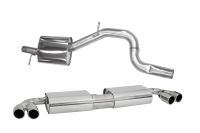 BN Pipes Audi TT 8J middle- and Rear muffler