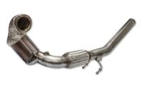 BN Pipes VW Polo 6R front pipe with 200 cpsi Kat