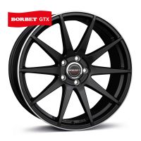 Borbet GTX  black rim polished matt Wheel 8,5x20 inch 5x112 bolt circle