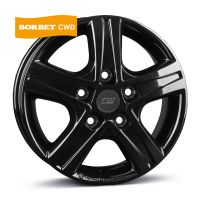 Borbet CWD black glossy Wheel 6x15 inch 5x118 bolt circle