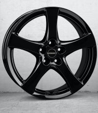 Borbet F black glossy Wheel 6x15 inch 4x100 bolt circle